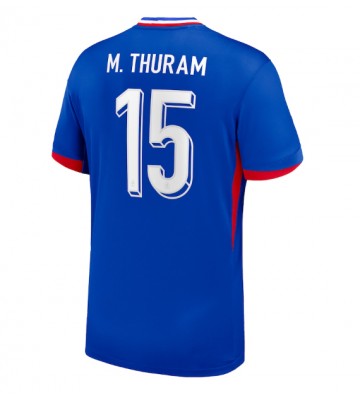 Frankrig Marcus Thuram #15 Replika Hjemmebanetrøje EM 2024 Kortærmet